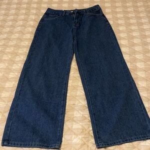 High-Waist Wide-Leg Jeans